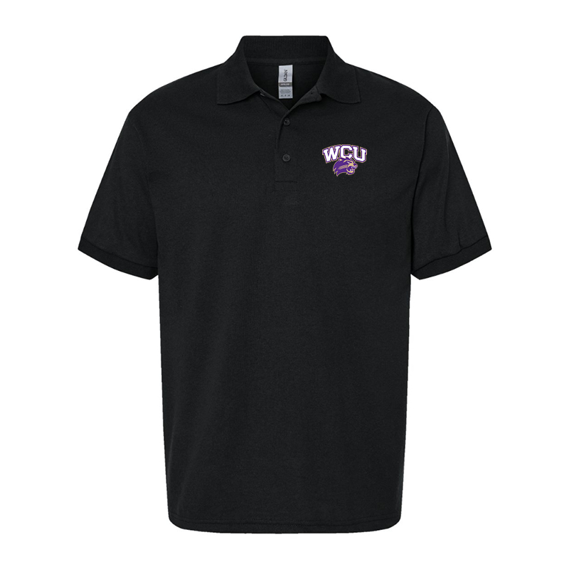 Men's Western Carolina Catamounts Gildan Dry Blend Jersey Polo